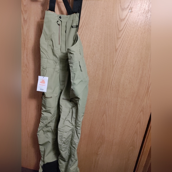 Trew Gear Chariot Bibs women's Medium Basalt Green - Picture 4 of 4